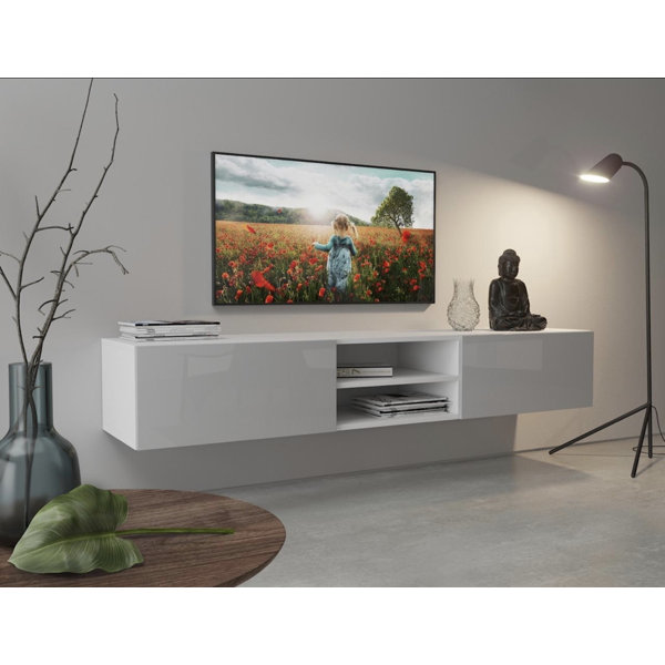 Ivy Bronx Naccarato Floating TV Stand for TVs up to 85" & Reviews Wayfair
